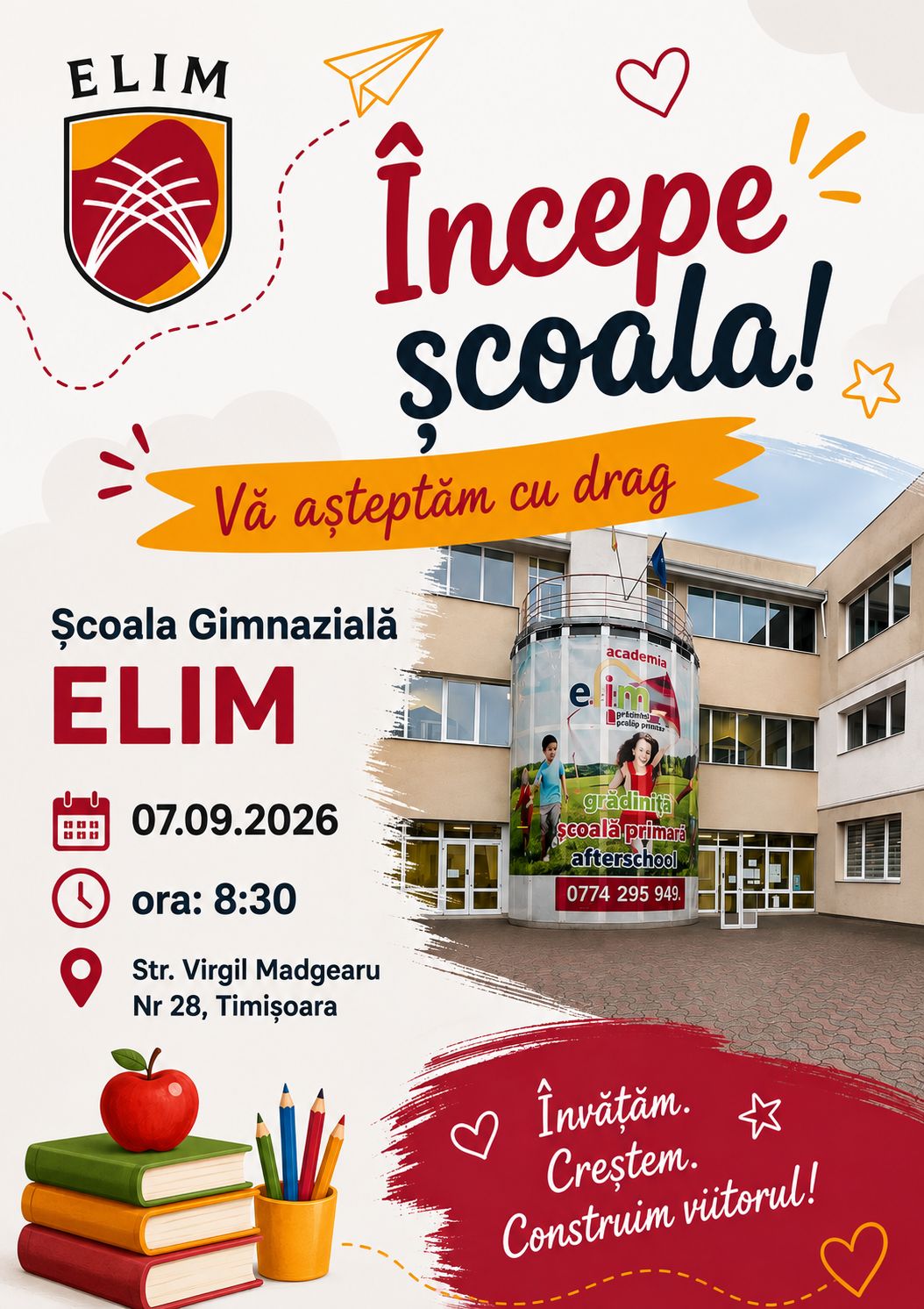 Începe școala 2026